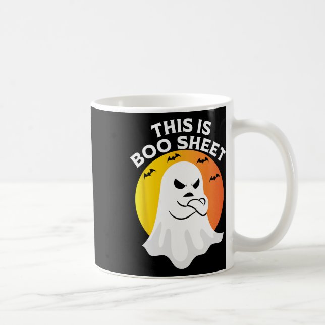 Das ist ein Bootblatt Ghost Retro Halloween-Kostüm Kaffeetasse (Rechts)