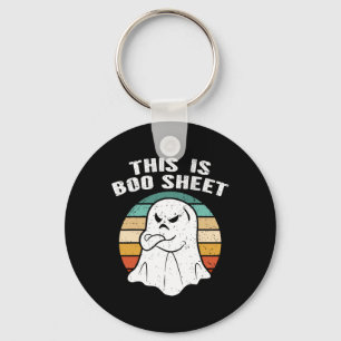 Das ist ein Bootblatt Ghost Retro Halloween-Kostüm Schlüsselanhänger