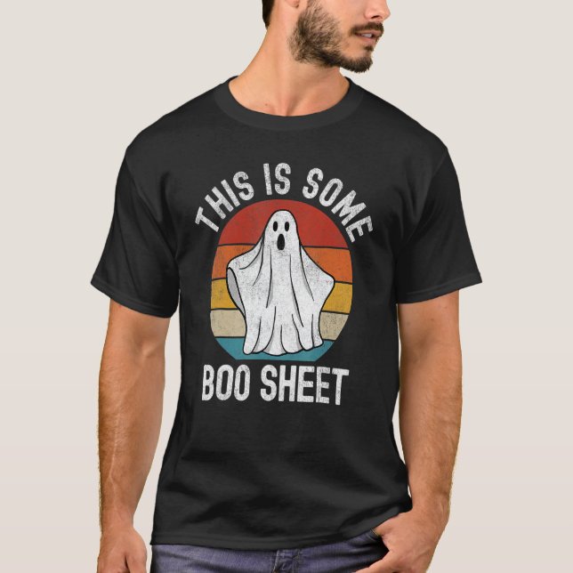 Das ist ein Bootblatt Ghost Retro Halloween-Kostüm T-Shirt (Vorderseite)