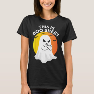 Das ist ein Bootblatt Ghost Retro Halloween-Kostüm T-Shirt