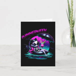 Das ist ein Bootblatt Retro Funny Halloween Ghost Karte