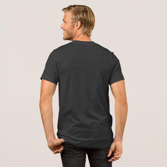Das ist ein Bootblatt Tri-Blend Shirt (Rückseite voll)