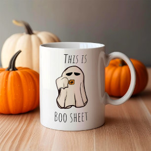Das ist ein Bootschild Halloween Kaffeetasse
