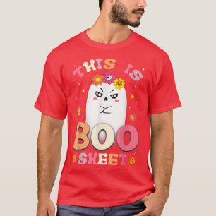 Das ist ein Bootschild Retro Halloween Groovy Nied T-Shirt