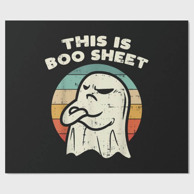 Das ist ein Bootsheet-Ghost Geschenkpapier (Flach)
