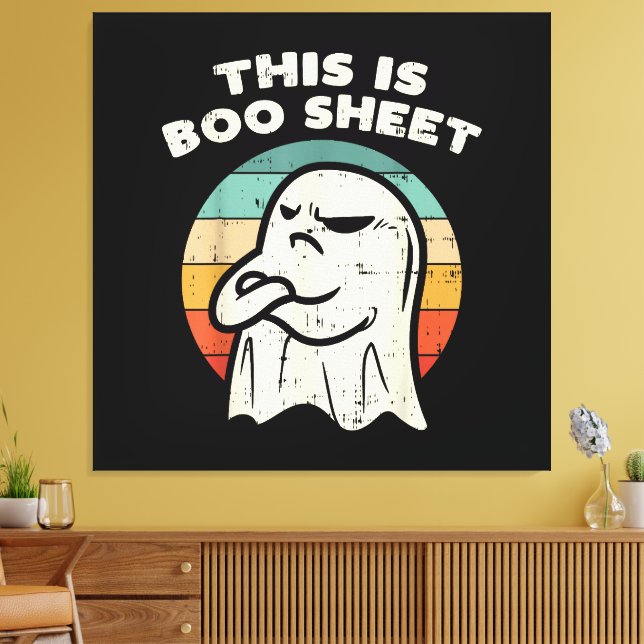 Das ist ein Bootsheet-Ghost Leinwanddruck (Insitu (Wohnzimmer))