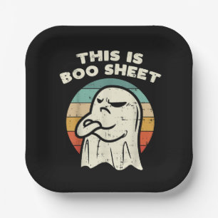 Das ist ein Bootsheet-Ghost Pappteller