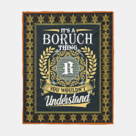 Das ist ein Boruch, das man nicht verstehen konnte Fleecedecke