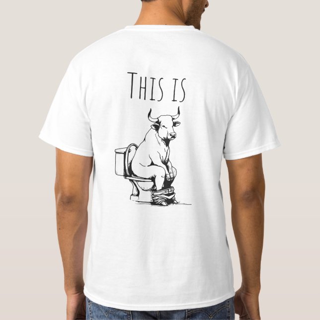 Das ist ein Bulle T-Shirt (Rückseite)