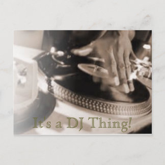 Das ist ein DJ! Postkarte