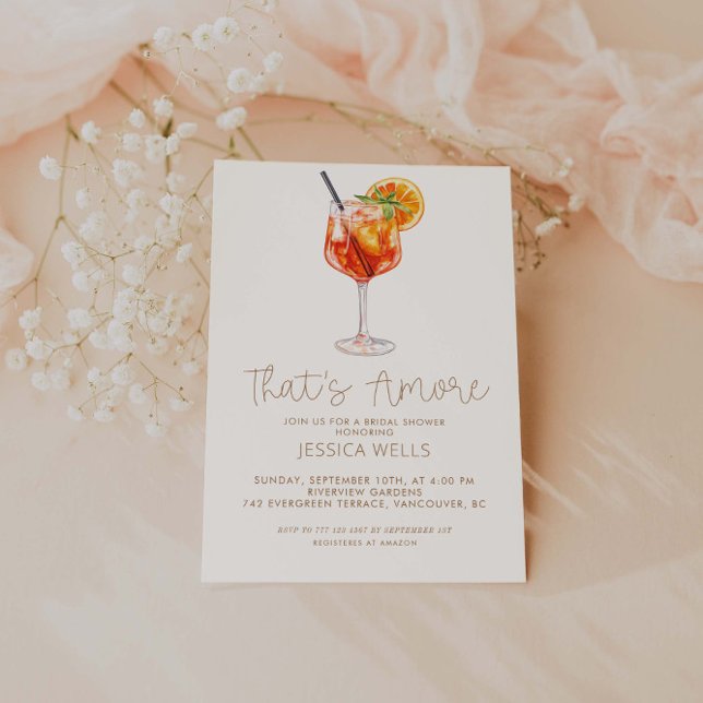 Das ist ein eher italienisches Brautparty Einladung (Von Creator hochgeladen)