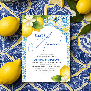 Das ist ein eher italienisches Lemon Blue Tile Bra Einladung