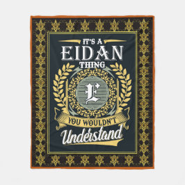 Das ist ein Eidan, den man nicht verstehen konnte Fleecedecke