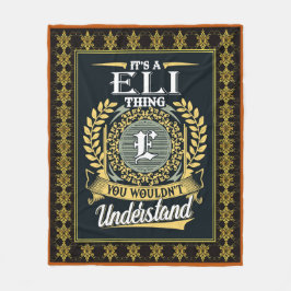 Das ist ein Eli, das man nicht verstehen konnte Fleecedecke