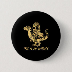 Das ist ein empörend lustiger Prinzessinnen-Katzen Button