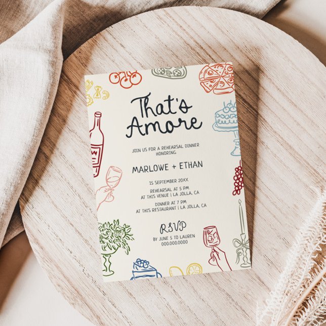 Das ist ein farbenfroheres Abendessen mit Illustri Einladung (Von Creator hochgeladen)