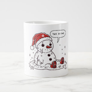 Das ist ein feiner Schneemann Jumbo-Tasse