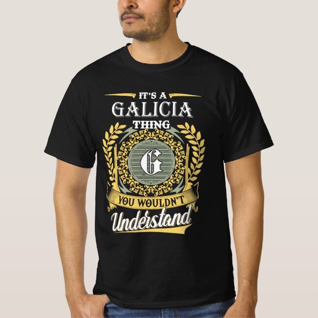Das ist ein Galicien, das man nicht verstehen konn T-Shirt (Vorderseite)