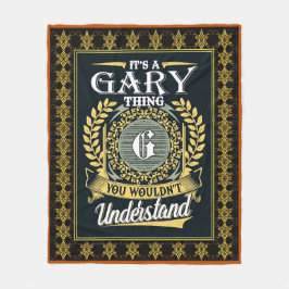 Das ist ein Gary, das du nicht verstehen konntest Fleecedecke