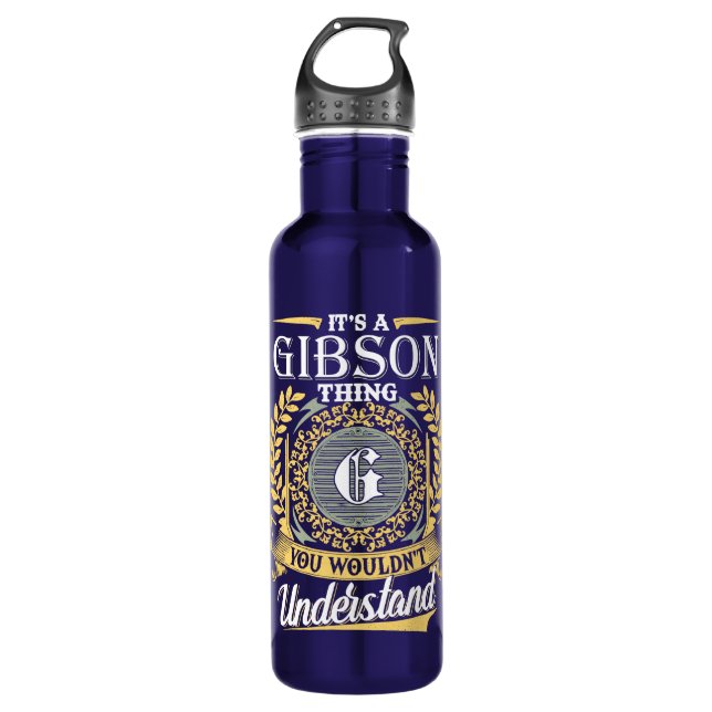 Das ist ein Gibson, das du nicht verstehen konntes Edelstahlflasche (Vorderseite)