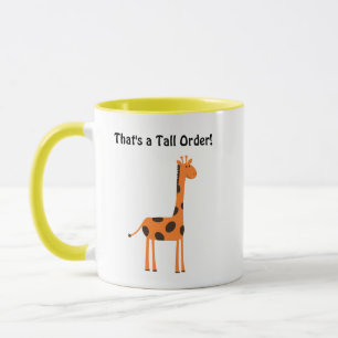 Das ist ein großer Auftrag, ein lustiger Orange Gi Tasse
