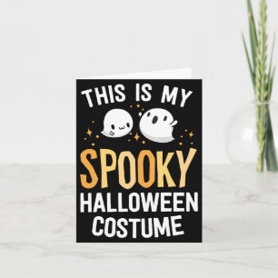 Das ist ein gruseliger Halloween-Kostüm Kawaii Spo Karte