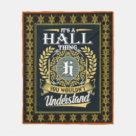 Das ist ein Halle, den man nicht verstehen konnte Fleecedecke