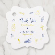 Das ist ein handgezeichnetes italienisches Brautpa