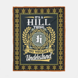 Das ist ein Hügel, den man nicht verstehen konnte Fleecedecke