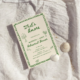 Das ist ein italienischeres Probe Dinner Einladung