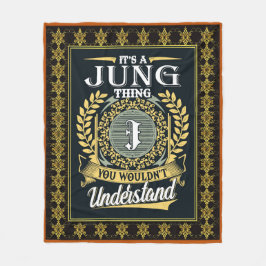 Das ist ein Jung, das man nicht verstehen konnte Fleecedecke