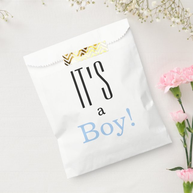 Das ist ein Junge! Babydusche Gastgeschenk Bag Geschenktütchen (Versiegelt)