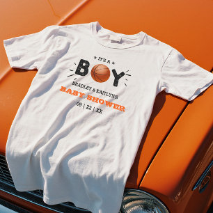 Das ist ein Junge! Basketball-Kinderdusche T-Shirt