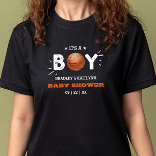 Das ist ein Junge! Basketball-Kinderdusche T-Shirt