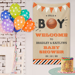 Das ist ein Junge! Basketball Themed Baby Dusche E Banner