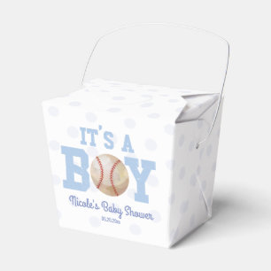 Das ist ein Junge! Blue Baseball Baby Dusche Geschenkschachtel