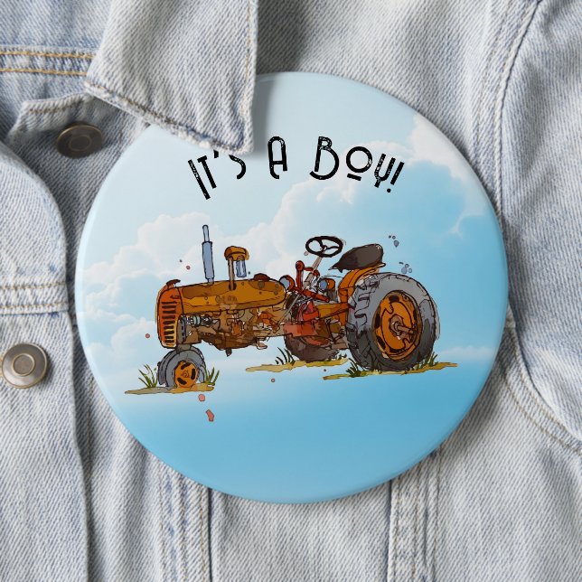 Das ist ein Junge! Button (Beispiel)