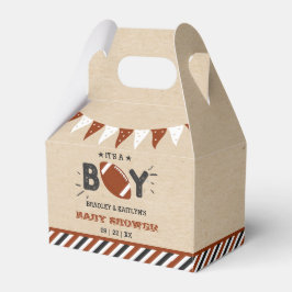 Das ist ein Junge! Fußball-Kinderdusche Geschenkschachtel