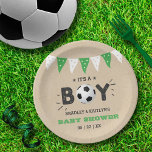 Das ist ein Junge! Fußball-Kinderdusche Pappteller<br><div class="desc">Feiern Sie stilvoll mit diesen trendigen Baby-Dusche-Papier-Tellern. Das Design ist leicht mit Ihrer eigenen Formulierung zu personalisieren und Ihre Familie und Freunde werden begeistert sein,  wenn sie diese fabelhaften Party-Teller sehen. Matching-Elemente finden Sie in der Auflistung.</div>