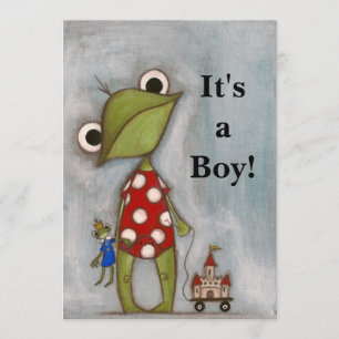 Das ist ein Junge! - Geburtsankündigung Ankündigung