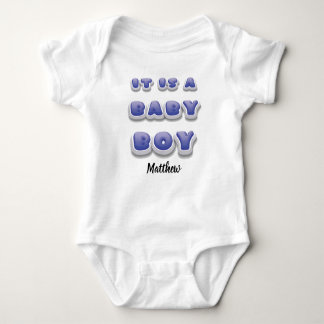 "Das ist ein Junge! Gender Reveal Newborn Baby Gro Baby Strampler