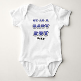 "Das ist ein Junge! Gender Reveal Newborn Baby Gro Strampler