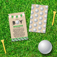 Das ist ein Junge! Golf Themed Baby Dusche Buchung