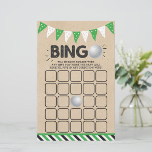 Das ist ein Junge! Golf Themed Co Baby Dusche Bing