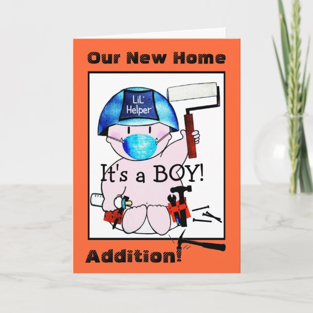 Das ist ein Junge! Lil' Carpenter Ankündigung (Vorderseite)