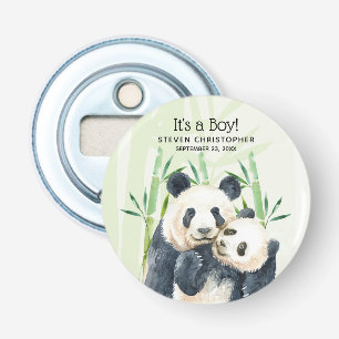 Das ist ein Junge! Niedlicher Panda-Bär Flaschenöffner