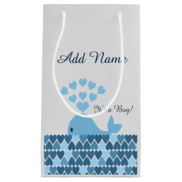 Das ist ein Junge! Niedlicher Wal Kleine Geschenktüte