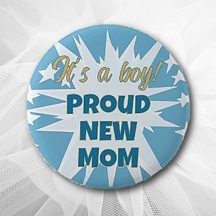 Das ist ein Junge! Schaltfläche "Proud-Junge Mutte Button