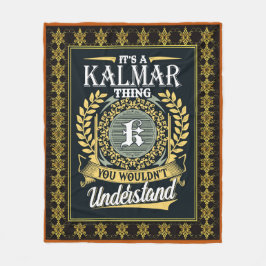 Das ist ein Kalmar, das man nicht verstehen konnte Fleecedecke