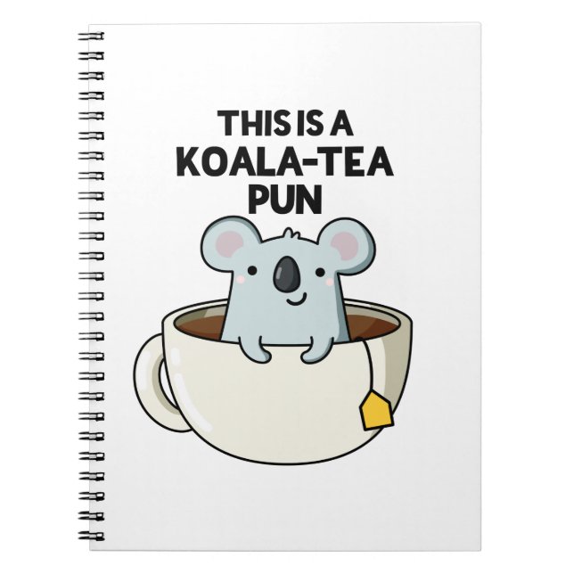 Das ist ein Koala-Tee Pun Funny Koala Pun Notizblock (Vorderseite)